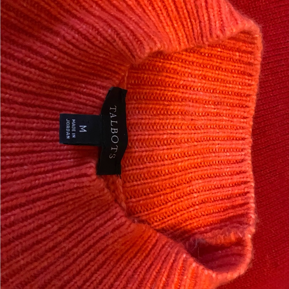 Orange Talbots Sweater